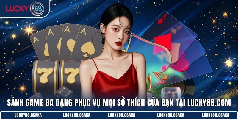 Sảnh game đa dạng phục vụ mọi sở thích của bạn tại Lucky88.com